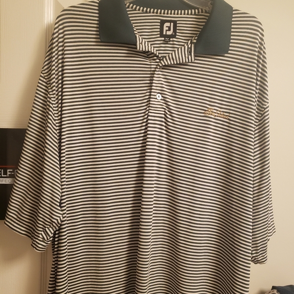 FootJoy Sea Island Striped Polo XL - Picture 2 of 6